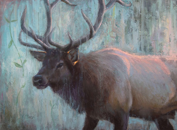 Chris Manwaring Elk Painting