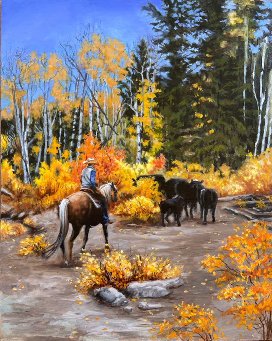 KaeLynn Winn Painting - Fall Roundup