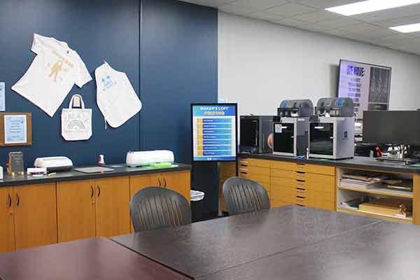 Maker's Loft area in the LLC
